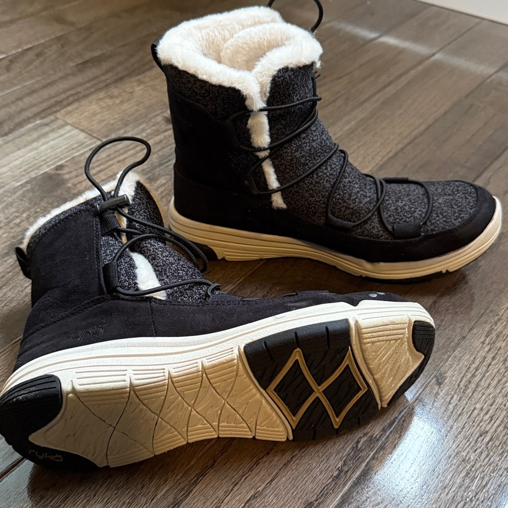 Ryka Aubonne Ankle boots, winter, black, size 8